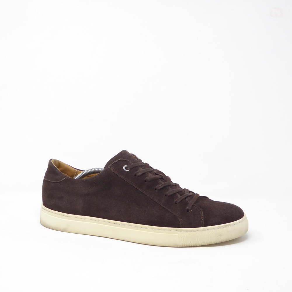 Suitsupply Mens Sneakers Shoes Casual Brown Suede Low Top Lace Up Size 13 US